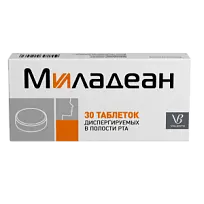 Купить: Миладеан 3 мг+5 мг 30 шт таблетки диспергируемые в полости рта