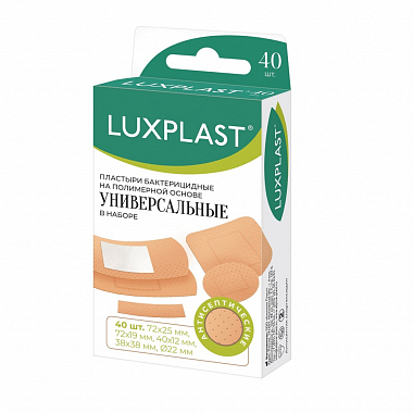 Купить Luxplast 40 шт пластырь универсальный на полимерной основе