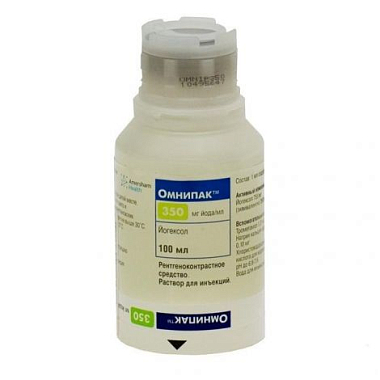 Купить Омнипак 350 мг/мл 100 мл 10 шт раствор для инъекций