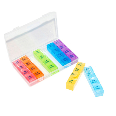 Купить Таблетница пилюля на 7 дней дорожная