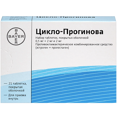 Купить Цикло-Прогинова 21 шт набор таблеток покрытых оболочкой