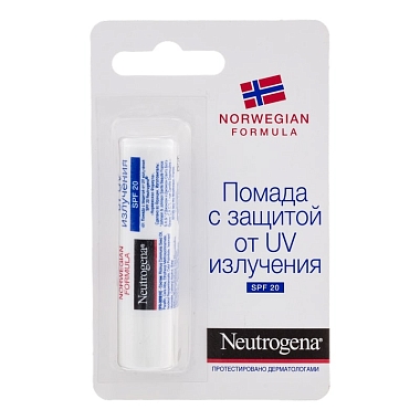 Купить Neutrogena Норвежская формула 4,8 г помада для губ SPF20