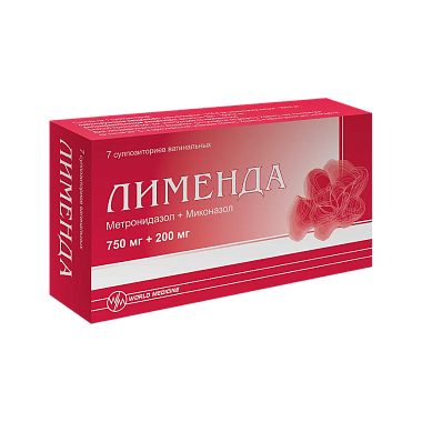 Купить Лименда 750 мг + 200 мг 7 шт суппозитории вагинальные