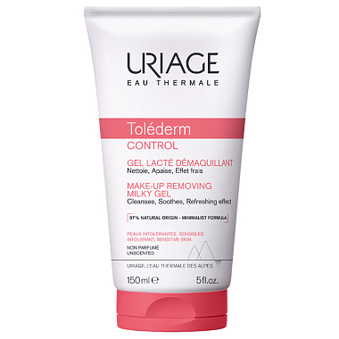Купить Uriage Tolederm Control 150 мл гель-молочко для снятия макияжа деликатное очищающее
