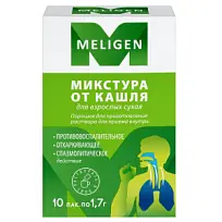 Купить: Микстура от кашля сухая 1,7 г 10 шт порошок для приготовления раствора для приема внутрь для взрослых