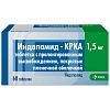 Купить Индапамид-КРКА 1,5 мг 60 шт таблетки с пролонгированным высвобождением покрытые пленочной оболочкой