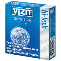 Купить: Vizit Hi-tech Sensitive 3 шт презервативы сверхчувствительные