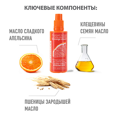 Купить Belweder 60 мл жидкость для снятия лака масло апельсина