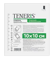 Купить: Teneris 10 см х 10 см 1 шт повязка пластырного типа стерильная фиксирующая на нетканой основе