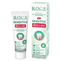 Купить: Rocs Sensitive Plus Gum Care 94 г паста зубная для чувствительных зубов