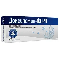 Купить: Доксиламин-ФОРП 15 мг 30 шт таблетки покрытые пленочной оболочкой
