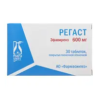 Купить: Регаст 600 мг 30 шт таблетки покрытые пленочной оболочкой