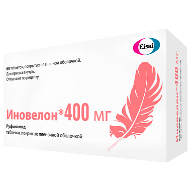 Купить Иновелон 400 мг 60 шт таблетки покрытые пленочной оболочкой