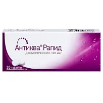 Купить: Антиква Рапид 120 мг 30 шт таблетки диспергируемые в полости рта