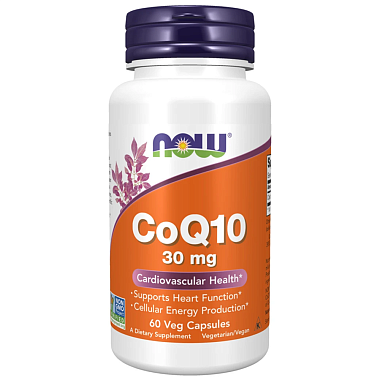 Купить Now Foods Коэнзим Q10 30 мг 60 шт капсулы