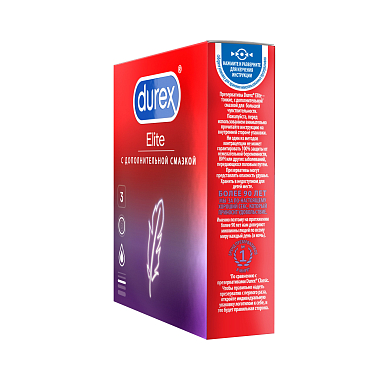 Купить Durex Elite 3 шт презервативы сверхтонкие
