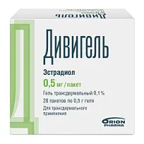 Купить: Дивигель 0,1% 0,5 г 28 шт гель трансдермальный