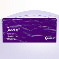 Купить: Овестин 2 мг 30 шт таблетки