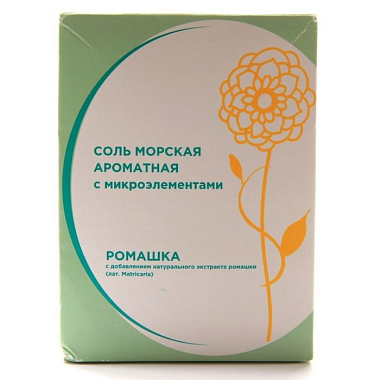 Купить Соль для ванн 500 г морская с ромашкой