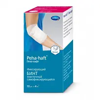 Купить: Peha-Haft 4 м х 10 см бинт эластичный когезивный без латекса белый