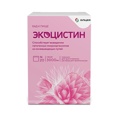 Купить Экоцистин 3 г 20 шт порошок для приготовления раствора для приема внутрь