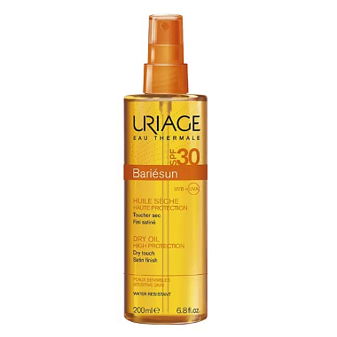 Купить Uriage Bariesun 200 мл масло-спрей сухое для тела и волос SPF30