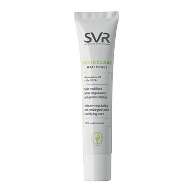 Купить SVR Sebiaclear Mat+Pores 40 мл гель-уход матирующий поросужающий