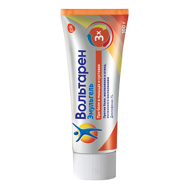 Купить Вольтарен Эмульгель 1 % 100 г гель для наружного применения