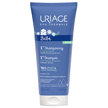 Купить Uriage Bebe 200 мл шампунь первый ультрамягкий без мыла 