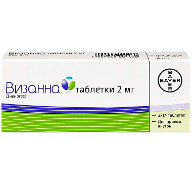 Купить Визанна 2 мг 28 шт таблетки