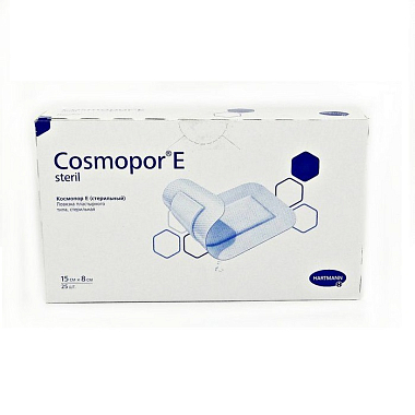 Купить Cosmopor E 8 см x 15 см 25 шт повязка послеоперационная самоклеящаяся стерильная