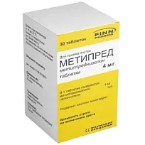 Купить: Метипред 4 мг 30 шт таблетки