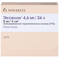 Купить: Экселон 4,6 мг/24 ч 30 шт трансдермальная терапевтическая система