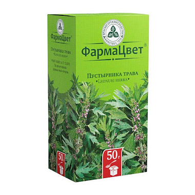 Купить Пустырник трава 50 г пачка