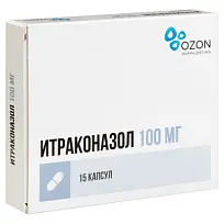 Купить: Итраконазол 100 мг 15 шт капсулы