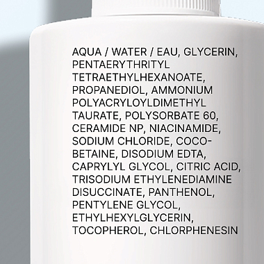 Купить La Roche-Posay Toleriane Caring Wash 400 мл крем-гель очищающий  для умывания лица с пантенолом