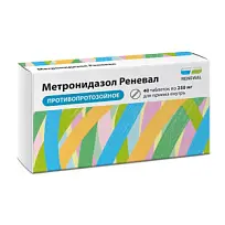 Купить: Метронидазол Реневал 250 мг 40 шт таблетки