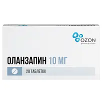 Купить: Оланзапин 10 мг 28 шт таблетки диспергируемые в полости рта