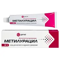Купить: Метилурацил 10% 25 г мазь для местного и наружного применения