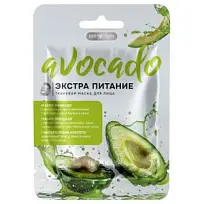 Купить: Comforte маска для лица тканевая экстра питание с маслом авокадо