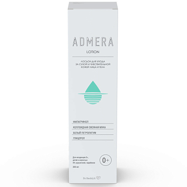 Купить Адмера 200 мл лосьон для ухода за сухой чувствительной кожей лица и тела 0+