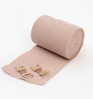 Купить Kinexib 7,5 см х 3 м бинт эластичный бежевый с застежкой