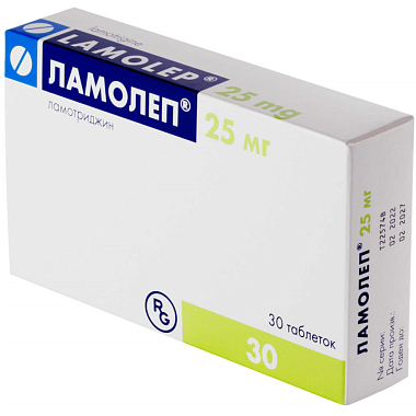 Купить Ламолеп 25 мг 30 шт таблетки
