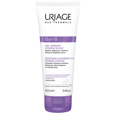 Купить Uriage Gyn-8 100 мл гель для интимной гигиены успокаивающий