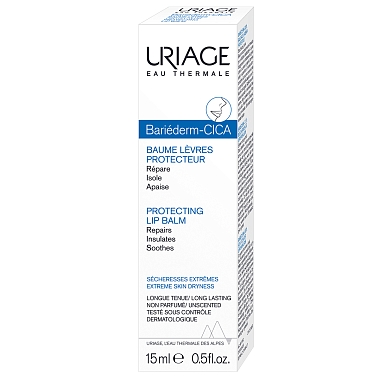 Купить Uriage Bariederm 15 мл бальзам-цика для губ восстанавливающий