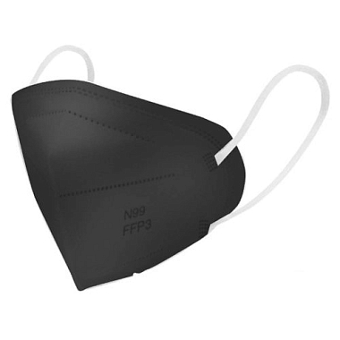 Купить Респиратор одноразовый нестерильный без клапана класс защиты N99/FFP3 черный
