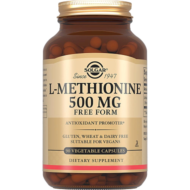 Купить Солгар L-Метионин 500 мг 90 шт капсулы