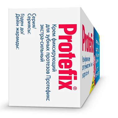 Купить Protefix 20 мл крем фиксирующий для зубных протезов экстра-сильный