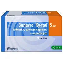 Купить: Заласта Ку 5 мг 28 шт таблетки диспергируемые в полости рта