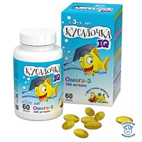Купить: Кусалочка IQ Омега-3 60 шт капсулы